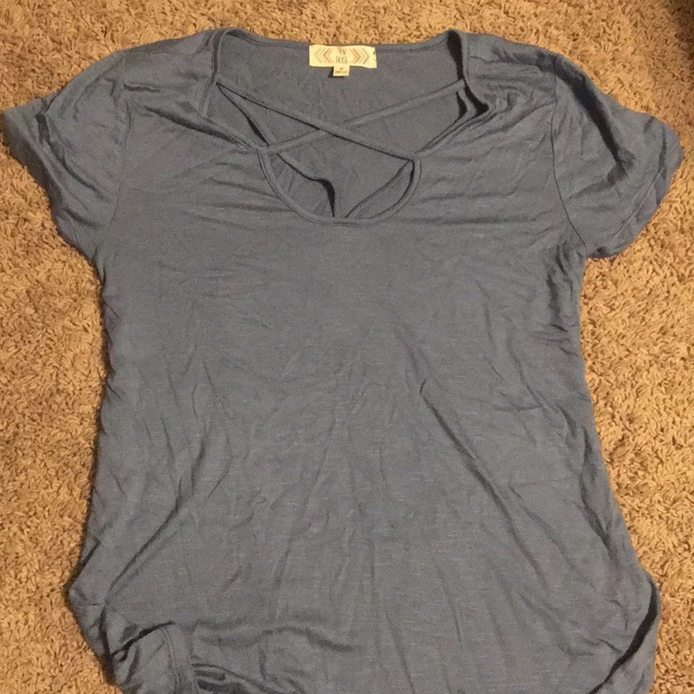 Cute blue shirt